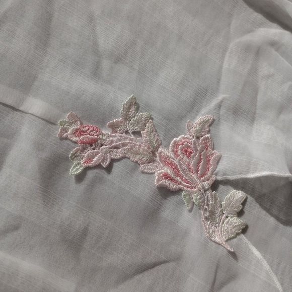 White Floral Sheer Japanese Angelic Fairy Slip - Picture 2 of 4